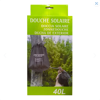 Ducha portatil solar de 40 L